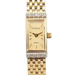 14K Geneve Diamond Quartz Ladies Wristwatch 23.2 Grams